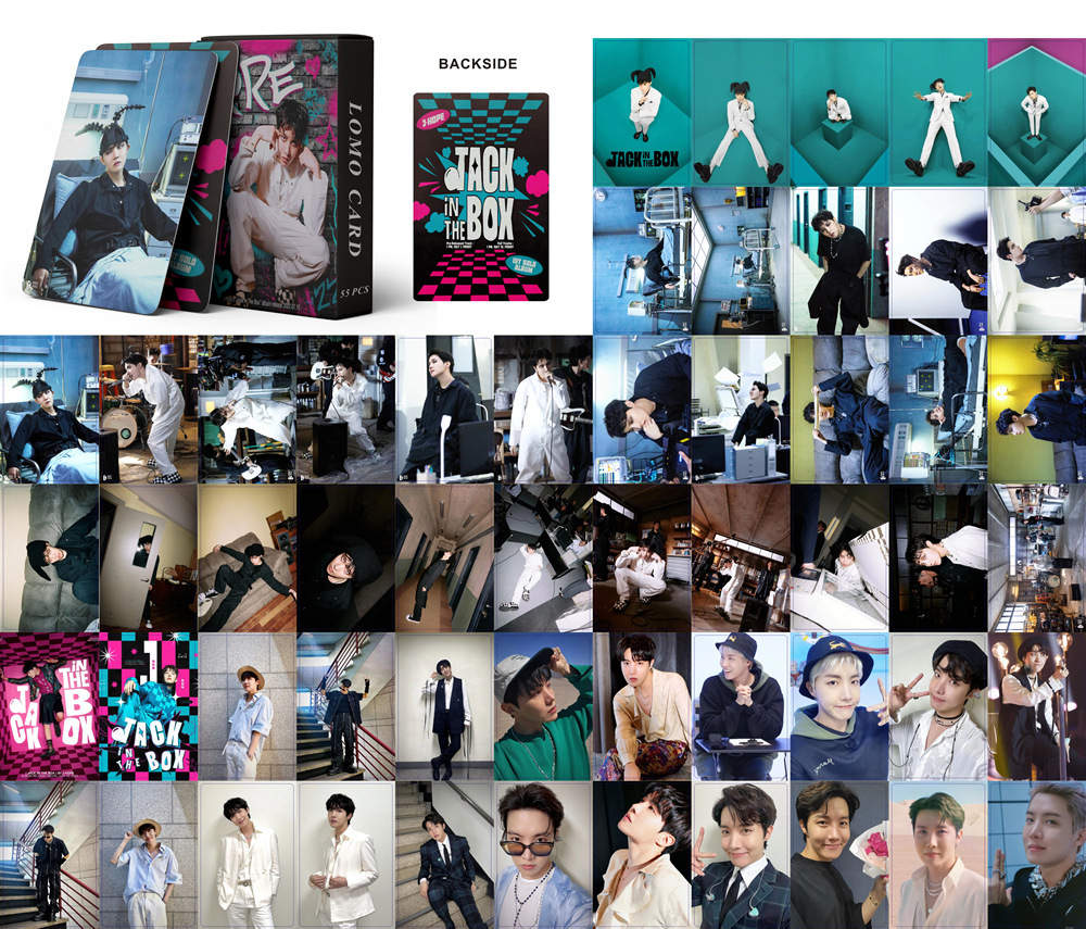 BTS J-HOPE JACK IN THE BOX LOMO CARDS 55 KS