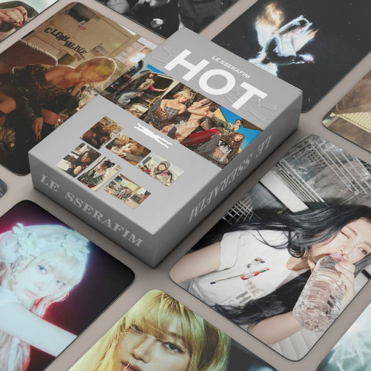 LE SSERAFIM HOT LOMO CARDS 55KS