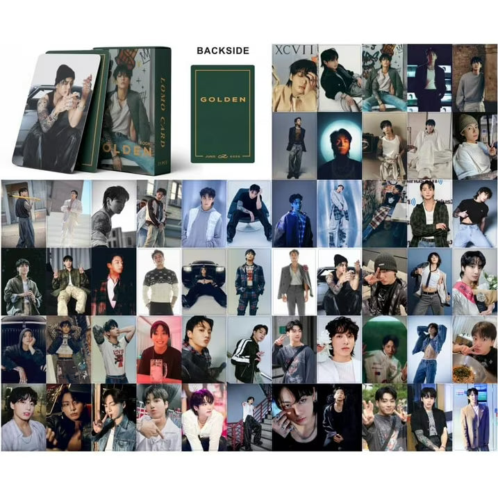 BTS JUNGKOOK GOLDEN LOMO CARDS 55KS
