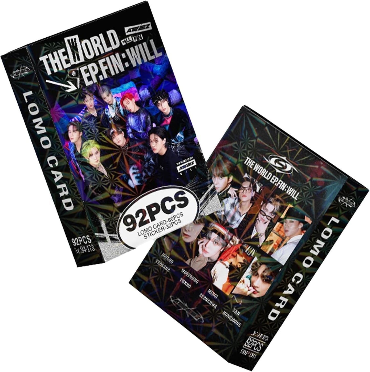 ATEEZ THE WORLD EP.FIN: WILL HOLOGRAFICKÉ LOMO CARDS 92KS