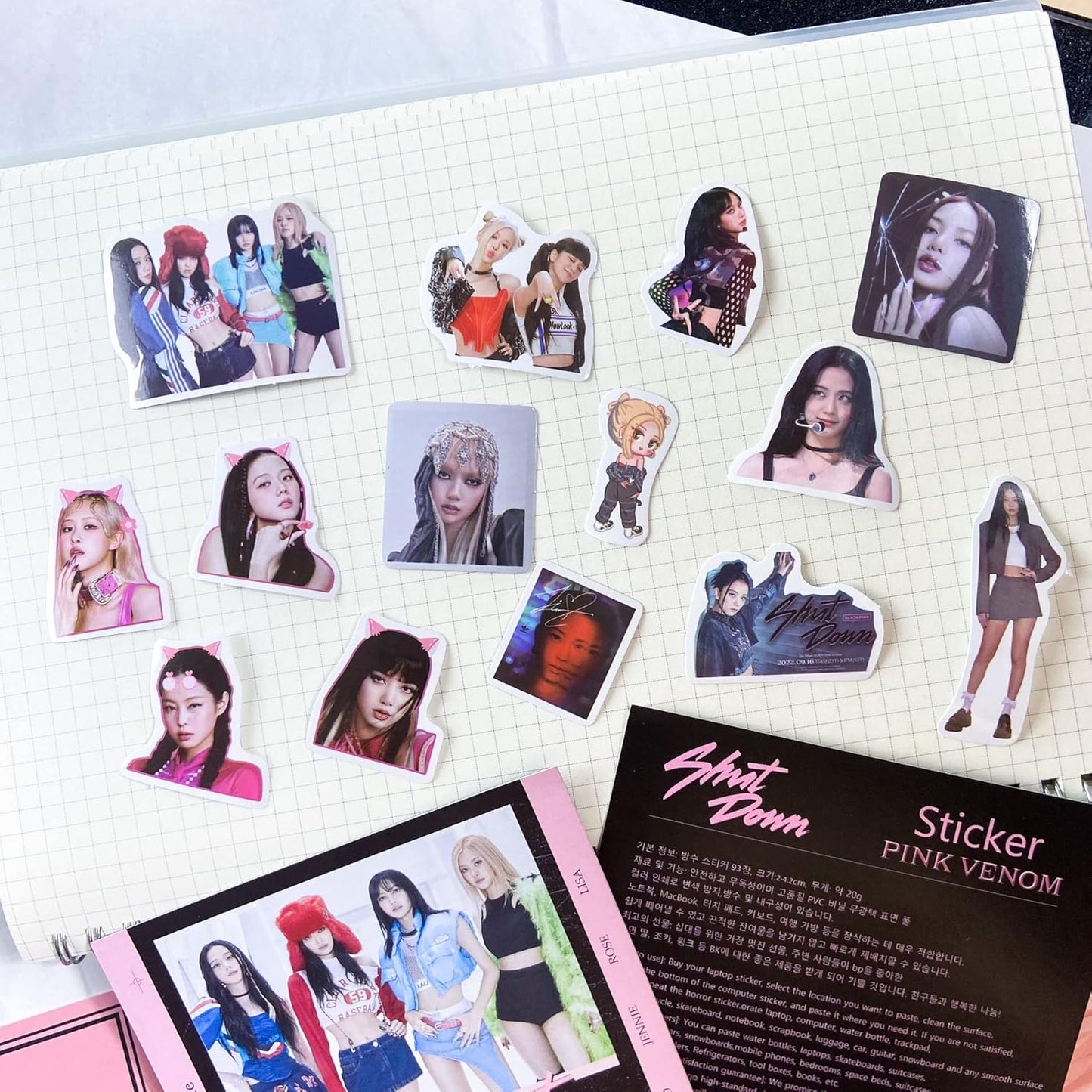BLACKPINK SHUT DOWN 93PCS STICKERS