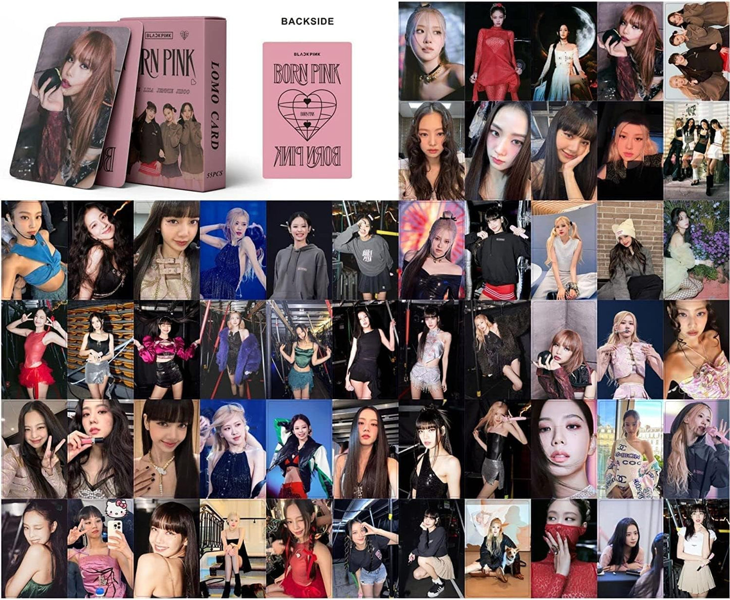 BLACKPINK BORN PINK LOMO CARDS 55 KS