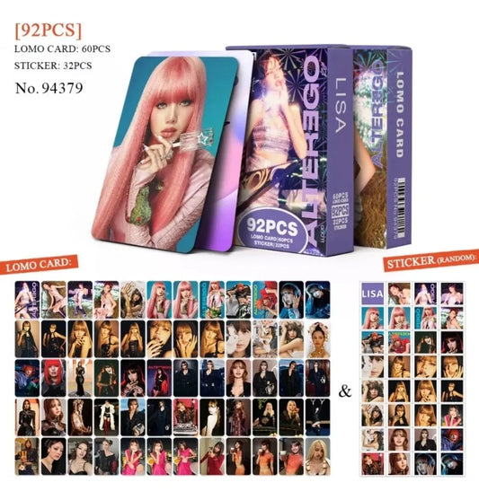 BLACKPINK LISA ALTEREGO HOLOGRAFICKÉ LOMO CARDS 92KS