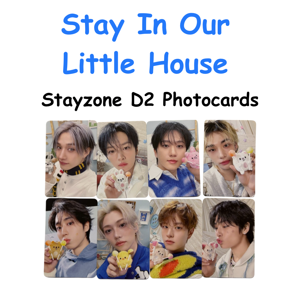 Stray Kids 6TH FANMEETING - 'STAY in Our Little House' - STAYZONE D2 Photocards