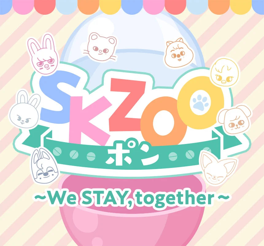 Stray Kids Japan Kuji 'We STAY Together' SKZOO MD - Square Pouch PREORDER