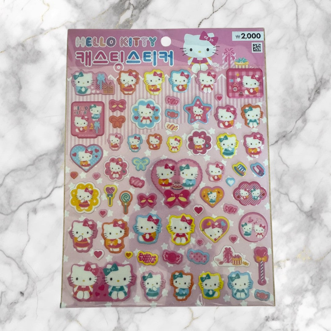 SANRIO HELLO KITTY 3D SAMOLEPKY