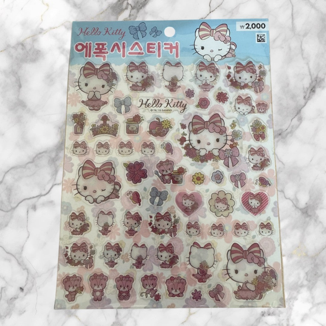 SANRIO HELLO KITTY 3D SAMOLEPKY