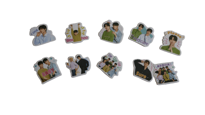 ASTRO FUNNY STICKERS 36PCS