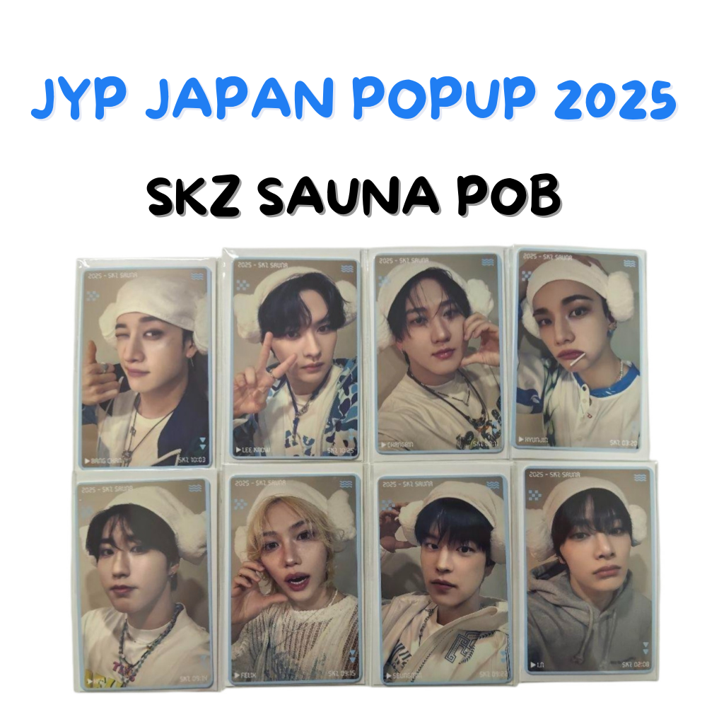 Stray Kids JYP JAPAN POPUP SKZ SAUNA POB Official Photocard