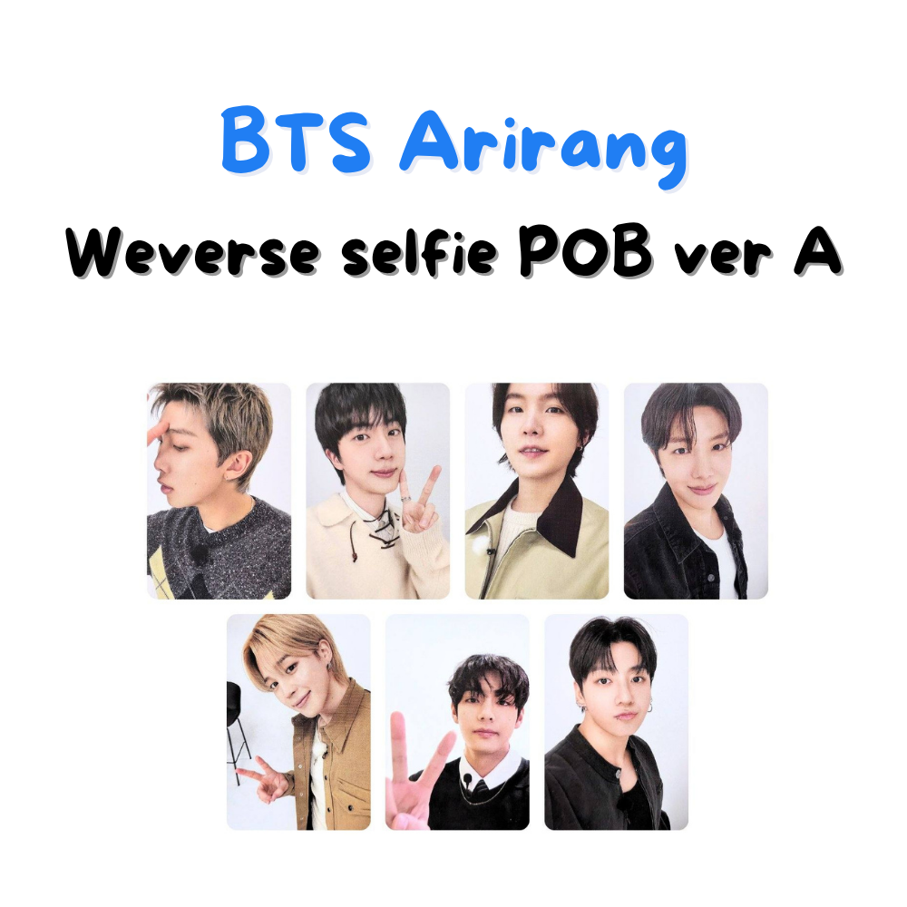 BTS ARIRANG WEVERSE POB SELFIE A
