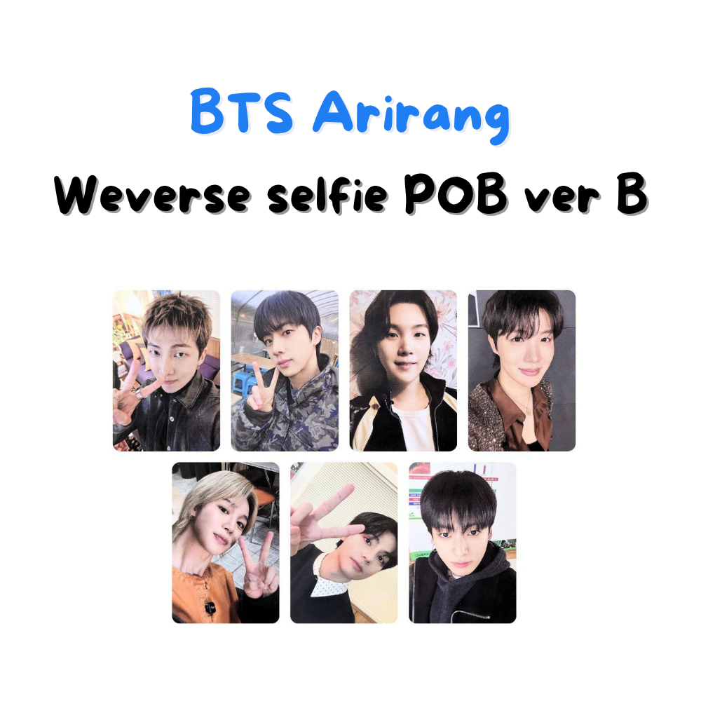 BTS ARIRANG WEVERSE POB SELFIE B