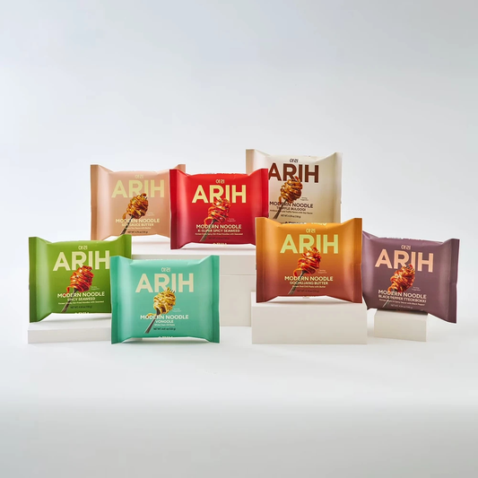 ARIH GIFT TASTE SET inspired by BTS noodles 8x 130g/packs + Gift Keyring PREORDER
