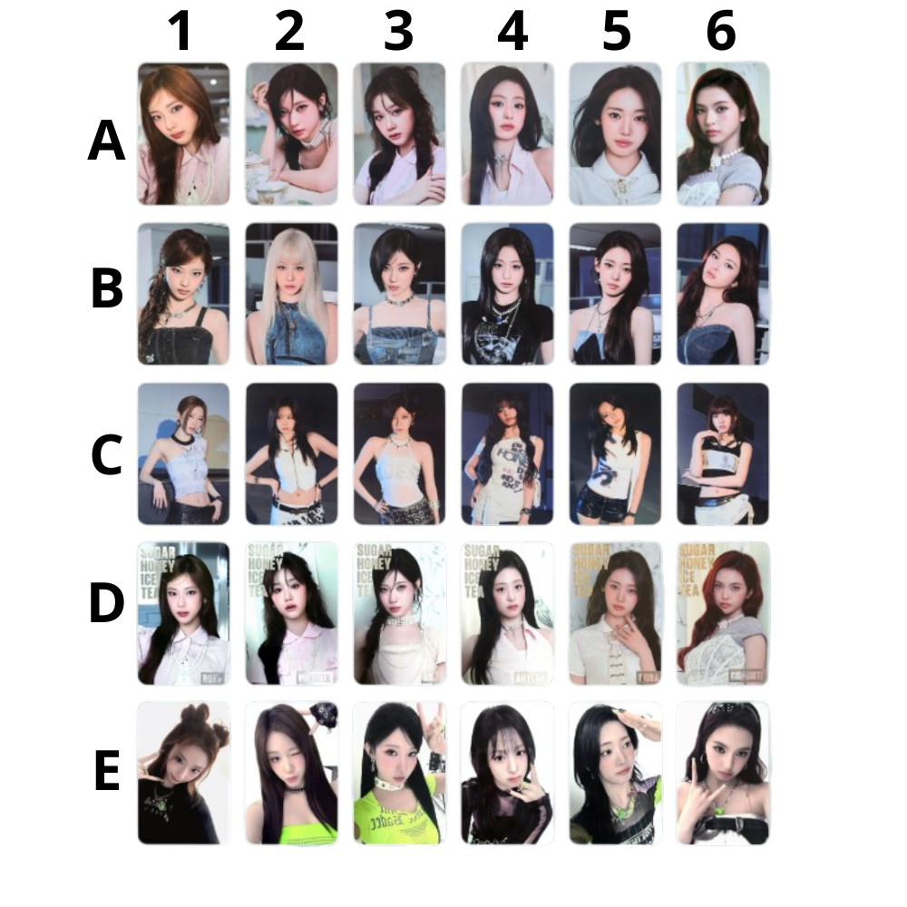 BABYMONSTER SUGAR HONEY ICE TEA Trading Photocards
