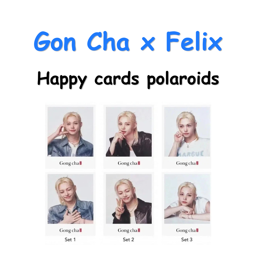 STRAY KIDS FELIX X GONCHA POLAROID CARD SET (2KS) PREORDER