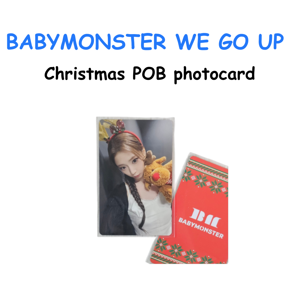 BABYMONSTER WE GO UP Christmas POB photocard RUKA