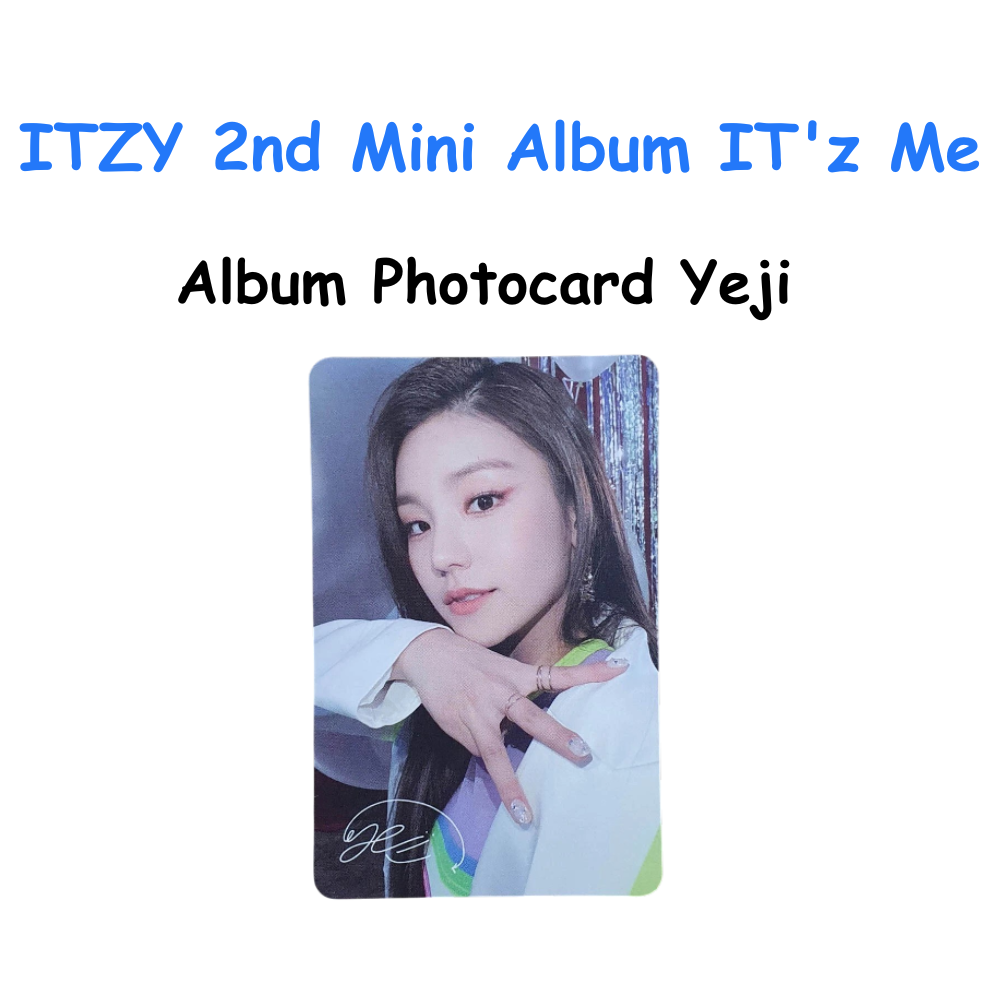 ITZY 2nd Mini Album IT'z Me Yeji Official Album Photocard
