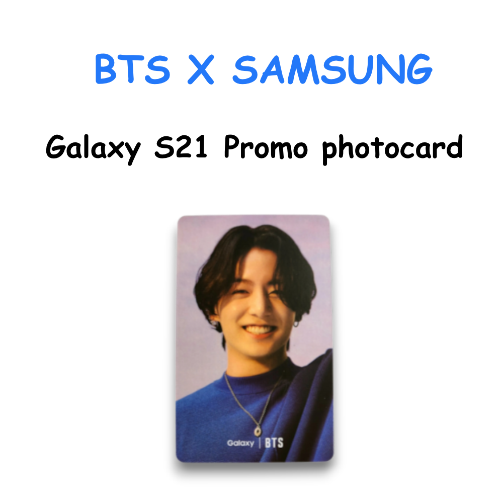 BTS X Samsung Galaxy S21 Promo Photocard