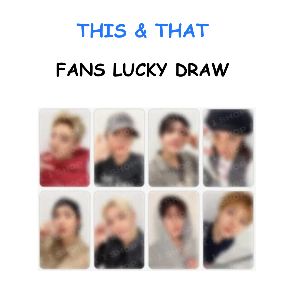Stray Kids THIS & THAT FANS LUCKY DRAW POB