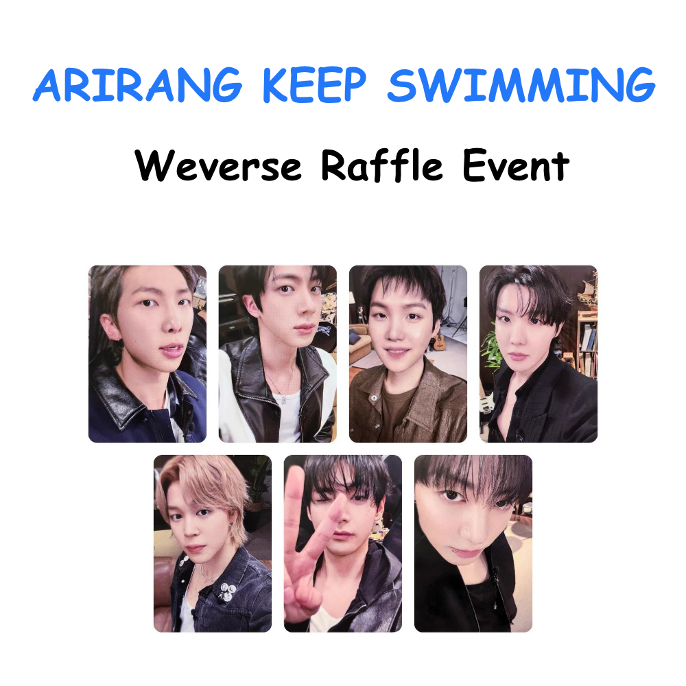 BTS ARIRANG KEEP SWIMMING RAFFLE EVENT PREORDER