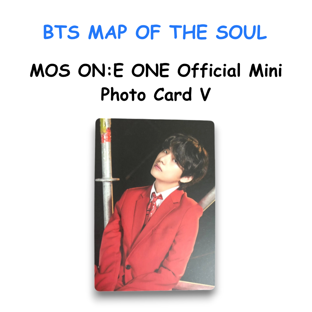 BTS MAP OF THE SOUL MOS ON:E ONE Official Mini Photo Card V