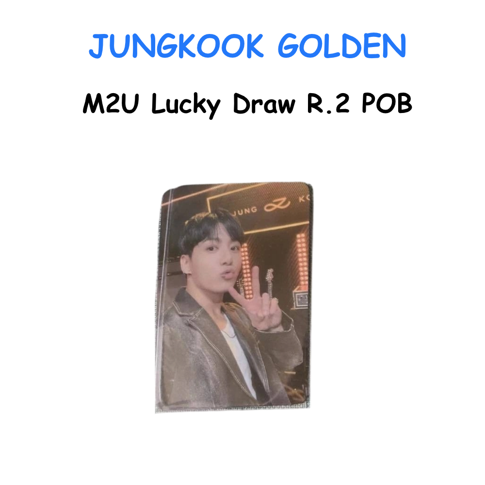 JUNGKOOK GOLDEN M2U Lucky Draw R.2 POB