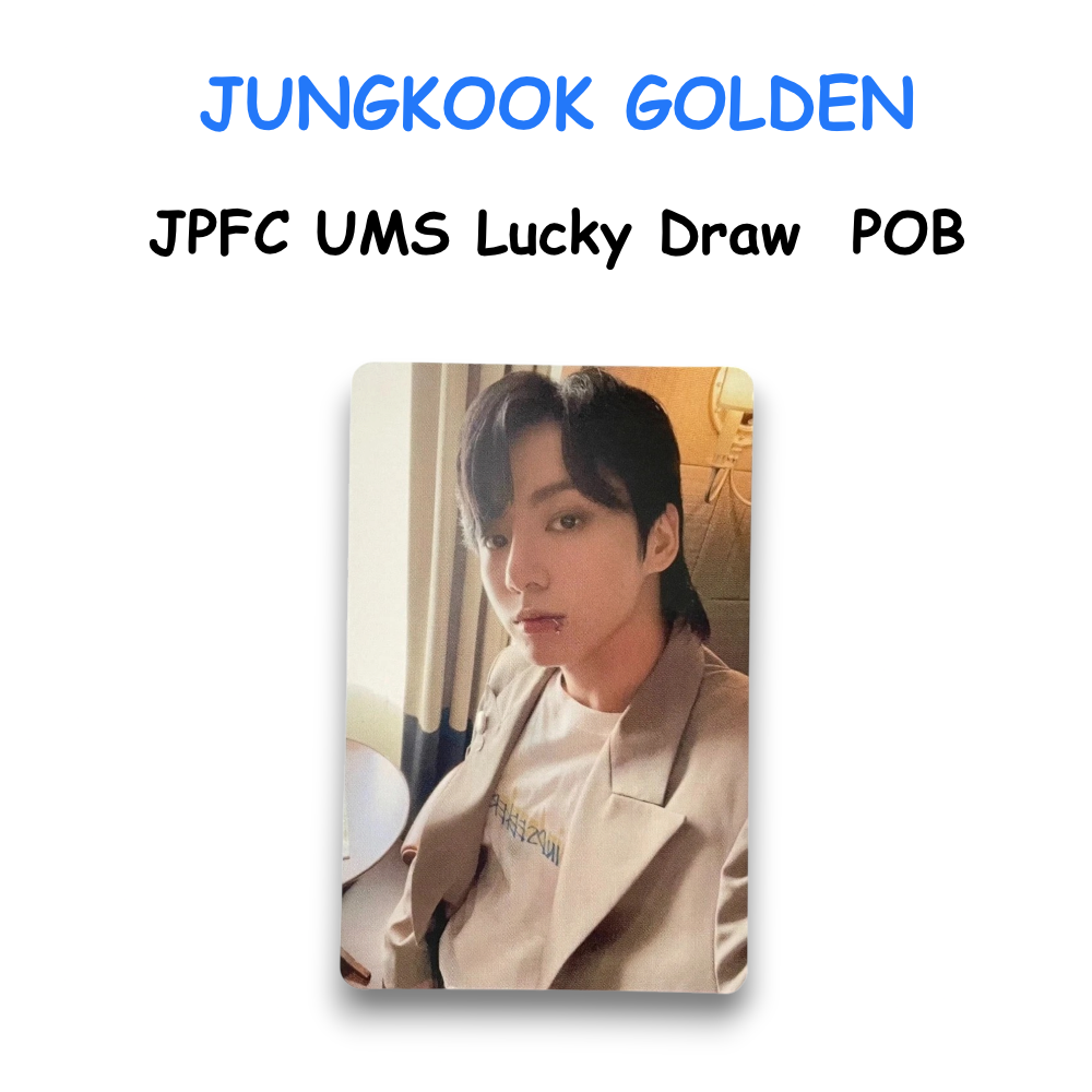 JUNGKOOK GOLDEN JAPAN FUNCLUB UMS Lucky Draw POB