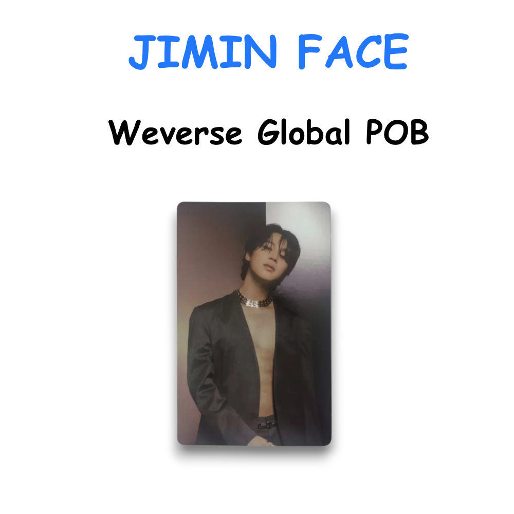 BTS JIMIN FACE Weverse Global POB