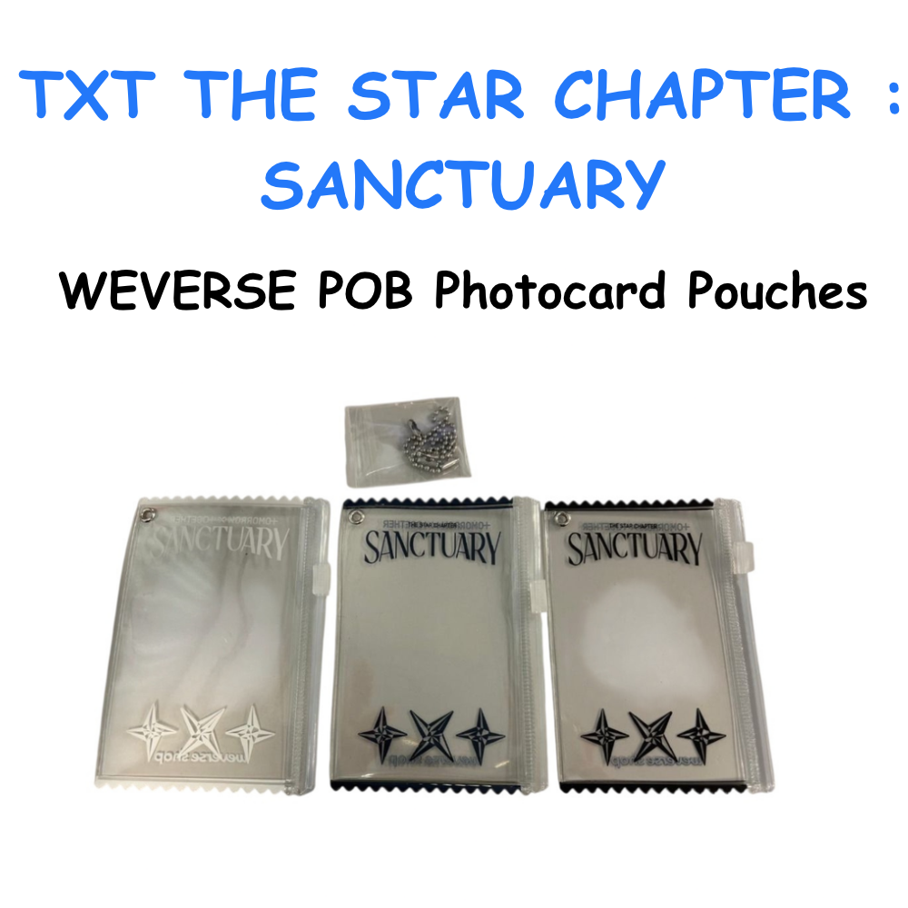 TXT - THE STAR CHAPTER : SANCTUARY WEVERSE POB Photocard Pouches