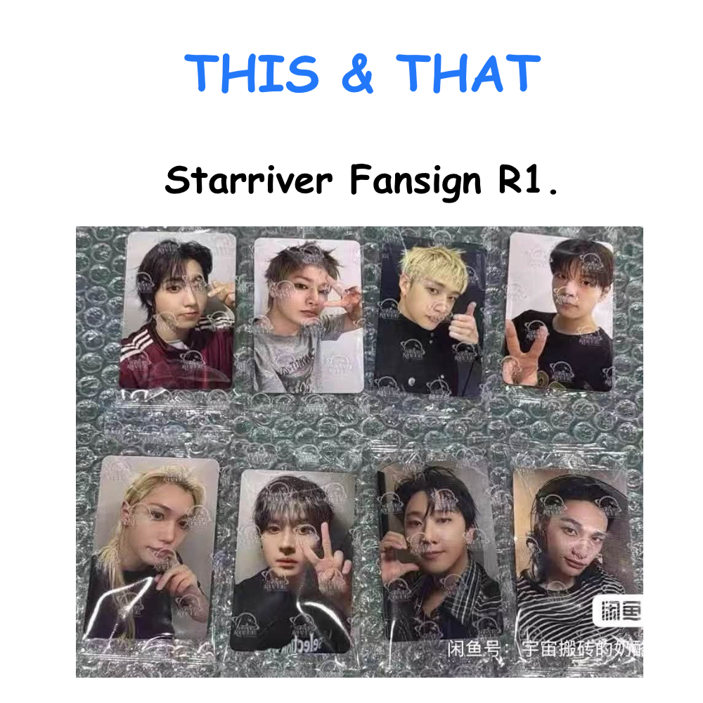 Stray Kids THIS & THAT STARRIVER fansign R1. PREORDER