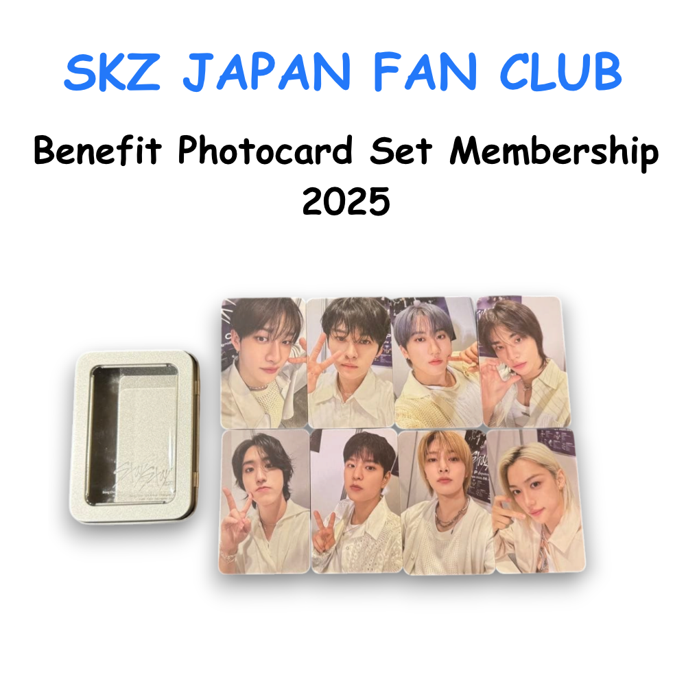 Stray Kids JAPAN FAN CLUB 2025 Benefit Photocard Set MEMBERSHIP PREORDER