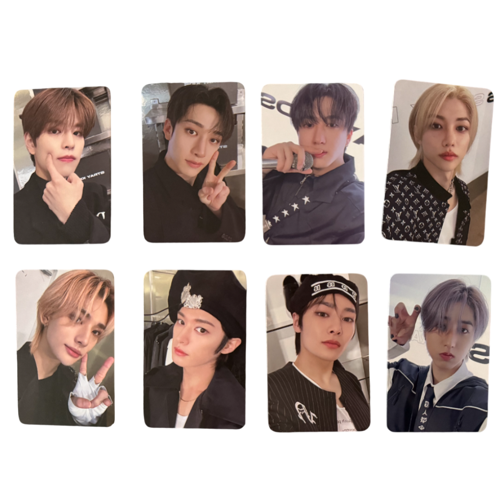 STRAY KIDS OFFICIAL MYMUSICTASTE 5-STAR POB PHOTOCARDS BLACK VER.