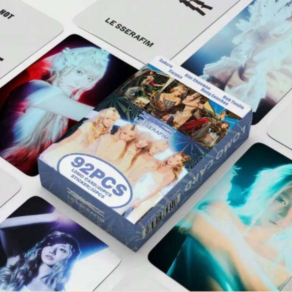 LE SSERAFIM HOLOGRAFICKÉ LOMO CARDS 92KS