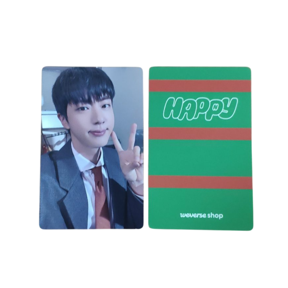 JIN (BTS) - HAPPY WEVERSE POB PHOTOCARD