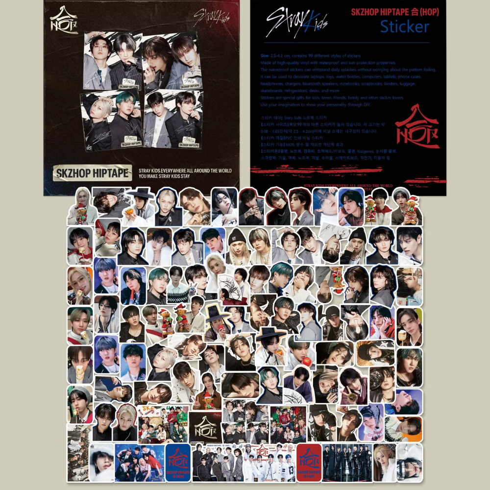 STRAY KIDS HIPTAPE 99PCS STICKERS