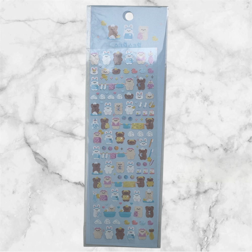 KOREAN BEAR STICKERS