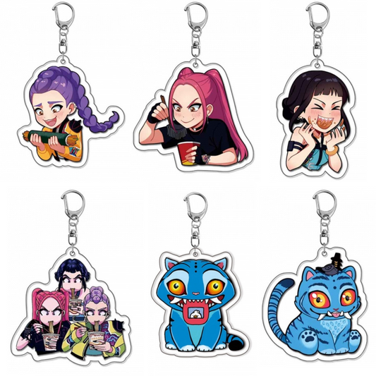 KPOP DEMON HUNTERS KEYCHAINS