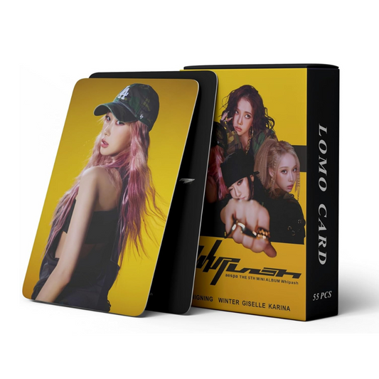 AESPA WHIPLASH HOLOGRAFICKÉ LOMO CARDS 55KS