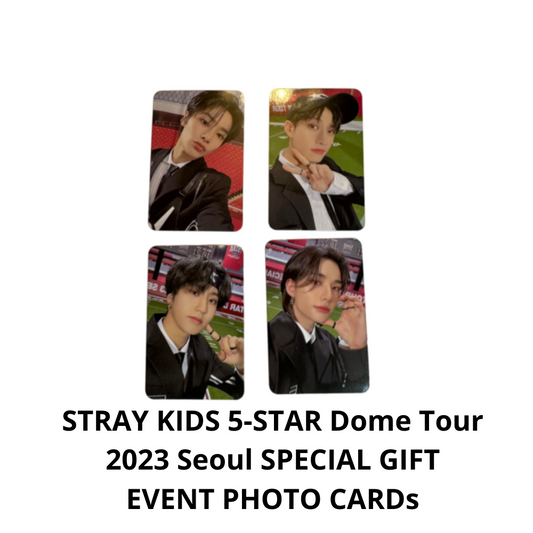 STRAY KIDS 5-STAR Dome Tour 2023 Seoul unveil 13 SPECIAL GIFT EVENT PHOTO CARD