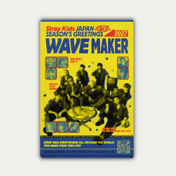 Stray Kids JAPAN SEASON’S GREETINGS 2027 “WAVE MAKER” PREORDER