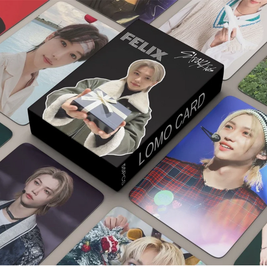 STRAY KIDS FELIX LOMO CARDS 55KS