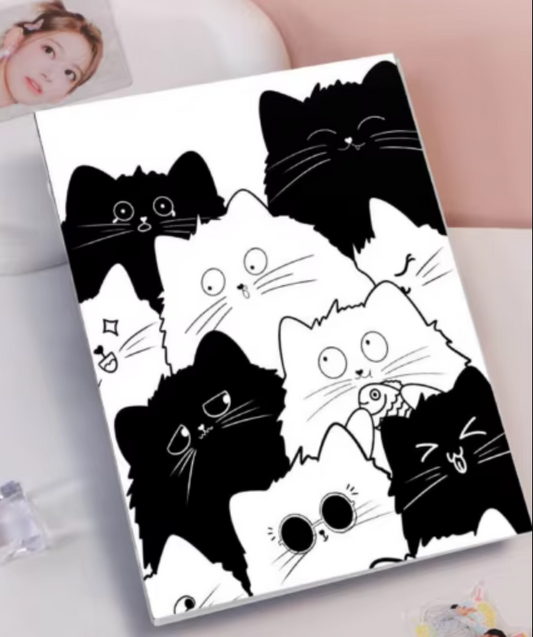 DOODLE CAT BINDER A4