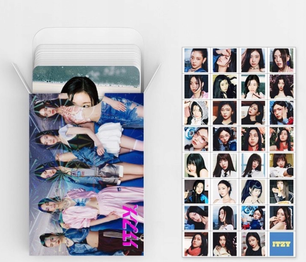 ITZY GOLD HOLOGRAFICKÉ LOMO CARDS 92 KS