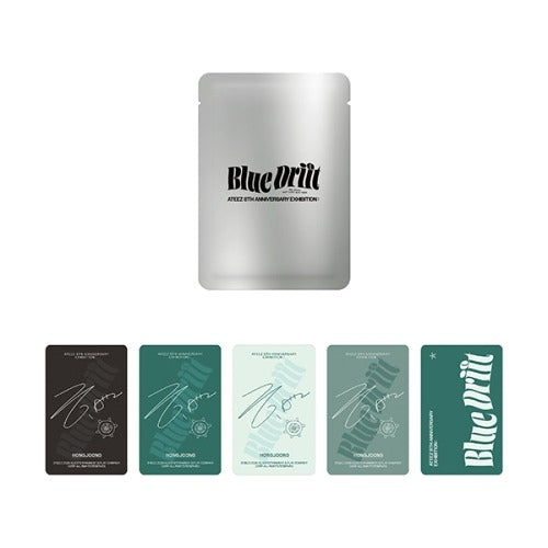 RANDOM PHOTOCARD PACK ATEEZ 8TH ANNIVERSARY EXHIBITION Blue Drift MD PREORDER