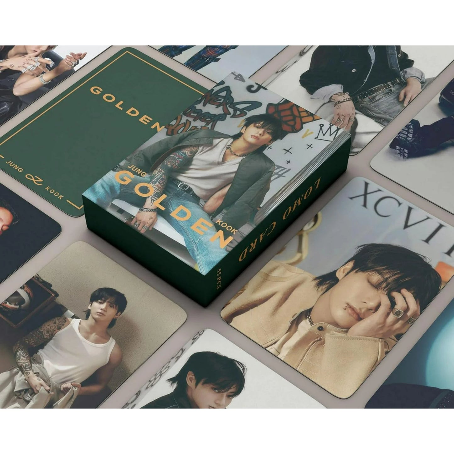 BTS JUNGKOOK GOLDEN LOMO CARDS 55KS
