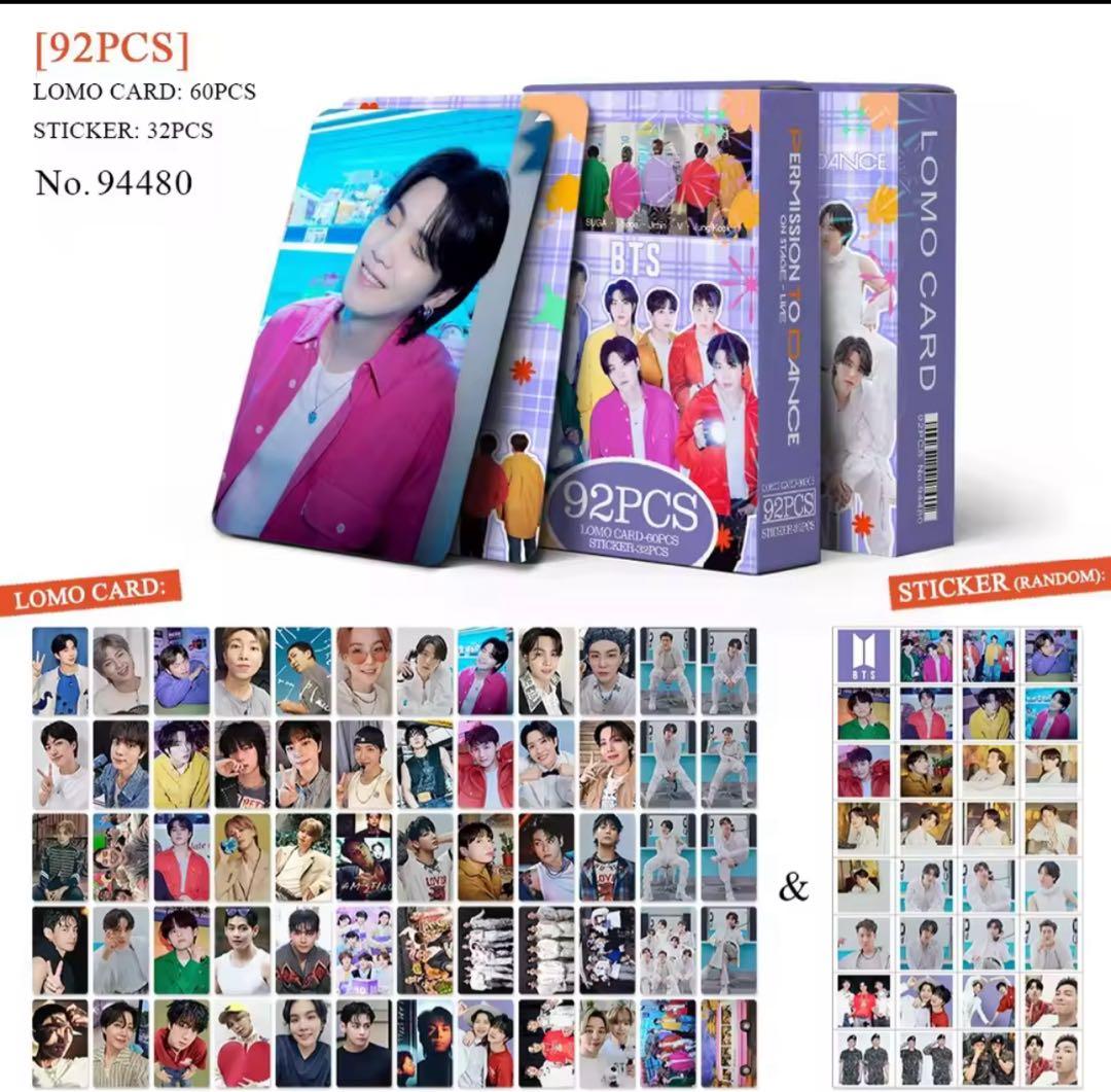 BTS PERMISSION TO DANCE HOLOGRAFICKÉ LOMO CARDS 92KS