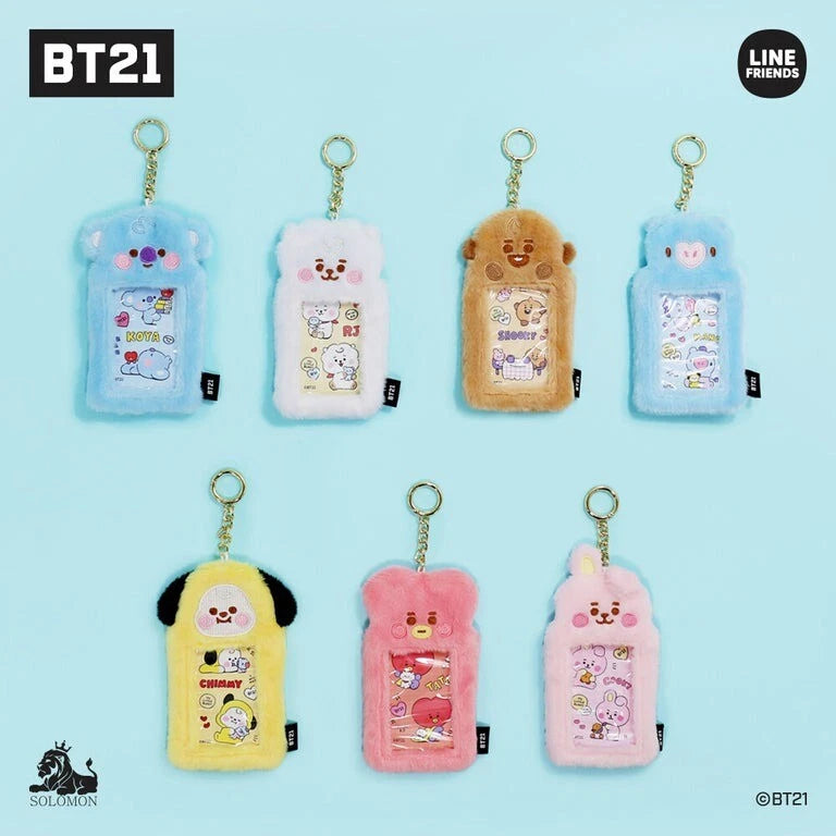 BT21 Japan Photocard Holder ver.2 Fluffy PREORDER