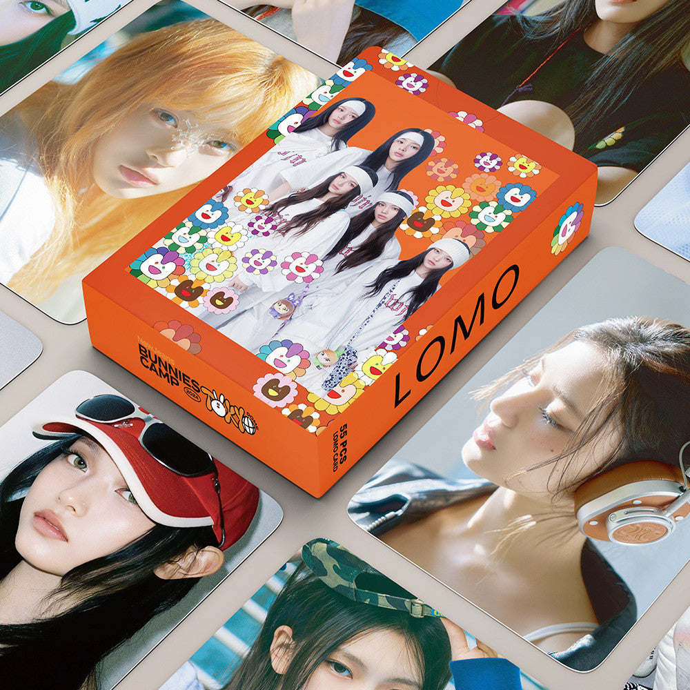 NEWJEANS BUNNIES CAMP LOMO CARDS 55KS