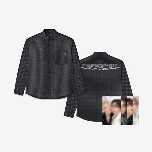 CHECK SHIRT Stray Kids World Tour RUN IT MD