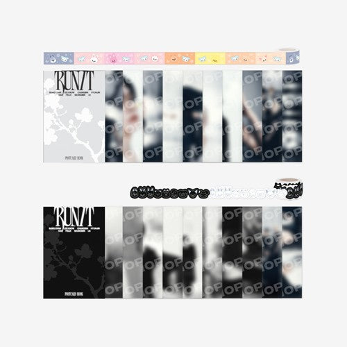 POSTCARD BOOK & ROLL STICKER SET Stray Kids World Tour RUN IT MD PREORDER