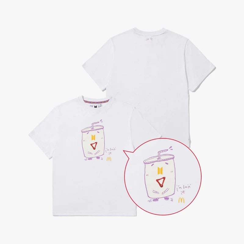 BTS X MCDONALDS'S COLLABORATION MERCH SAUCY S/S T-SHIRT (JIN)